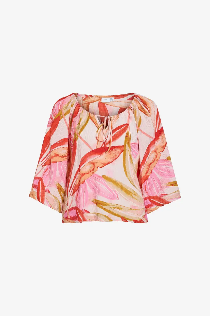 Vila Bluse viLimia Pri O-neck 3/4 - Rosa