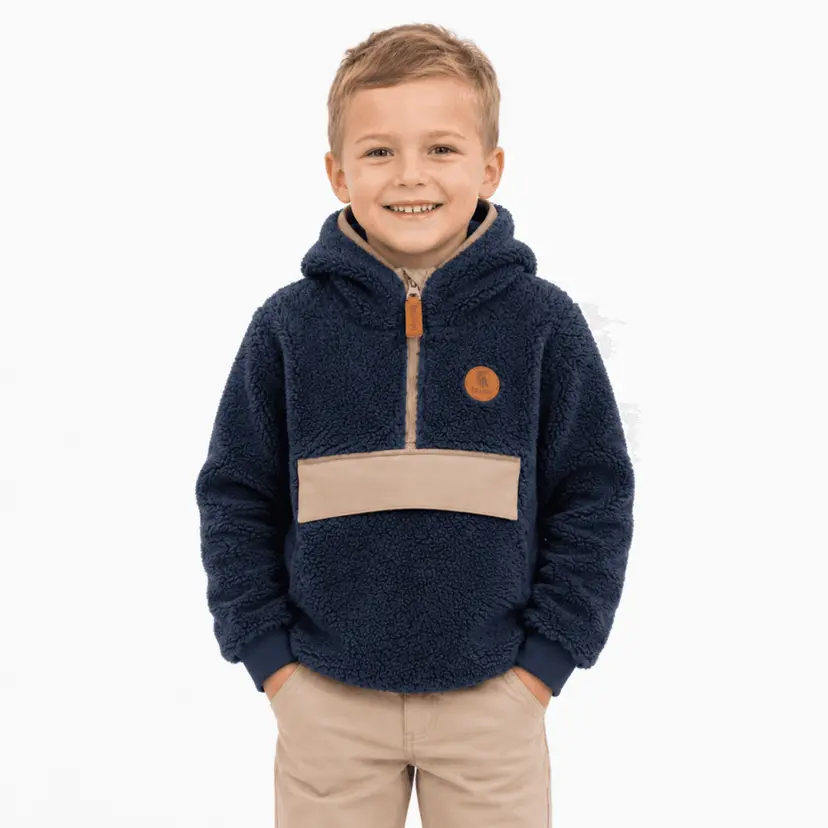 Bruse Bruse Teddyfleece Genser, Selskjer, Blå