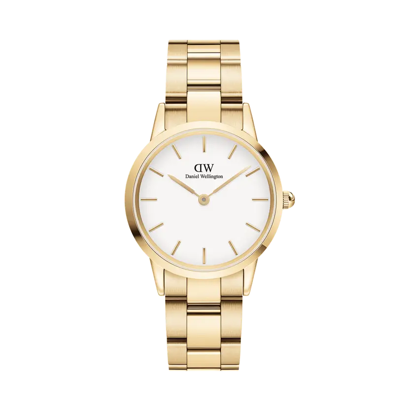 Daniel Wellington Gold 28mm Watch Iconic Link | DW