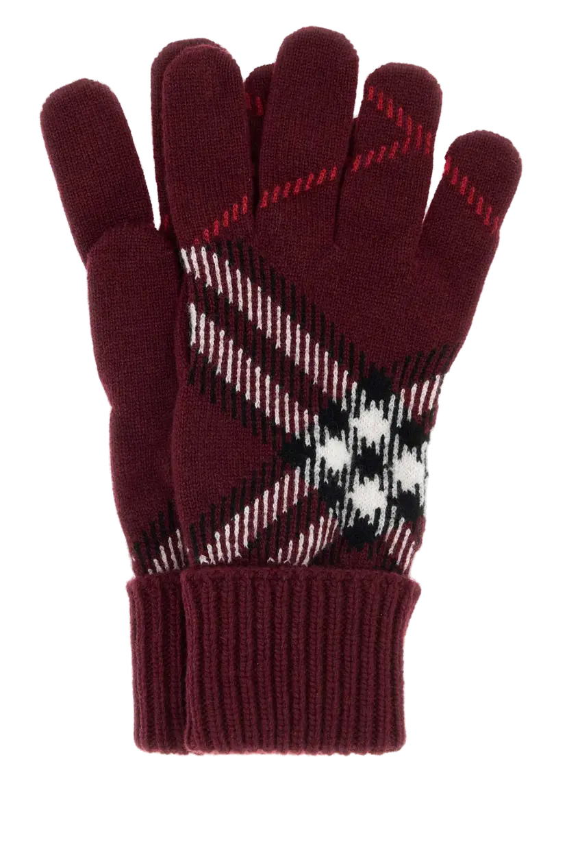 Burberry Burberry Hansker – Rød