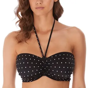 Freya Freya Jewel Cove Padded Bandeau Svart C 70 Dame