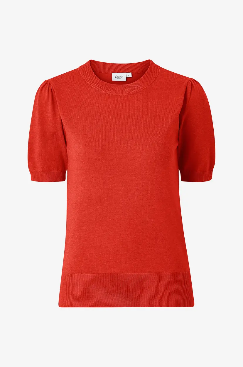 Saint Tropez Genser MilaSZ SS Pullover - Rød
