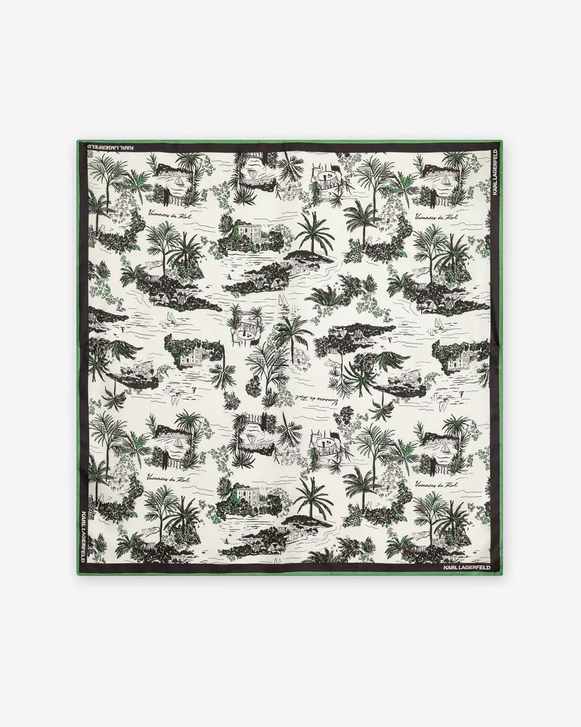 Karl Lagerfeld Karl Lagerfeld K/Vacance Black Scarf