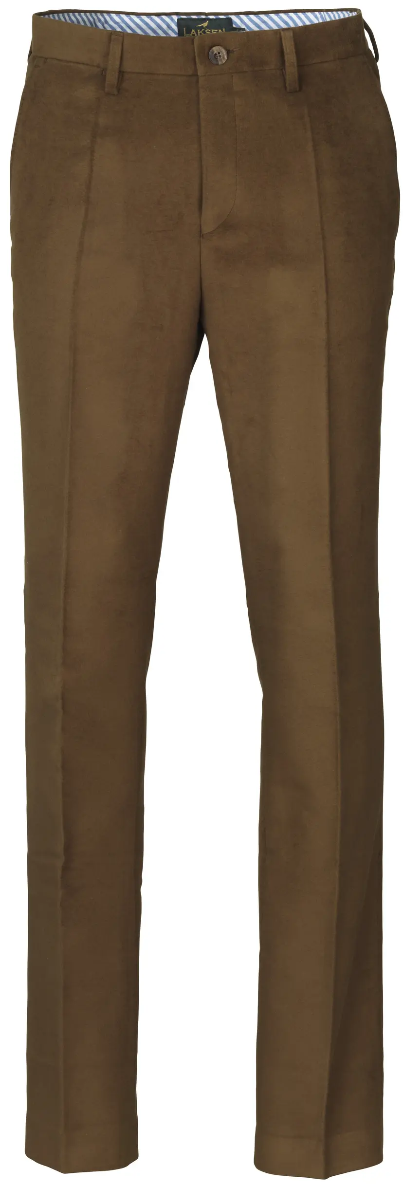 Laksen Laksen Belgravia Moleskin Trousers Bronze