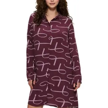 Triumph Triumph Boyfriend Fit Nightdress Vinrød viskose Dame