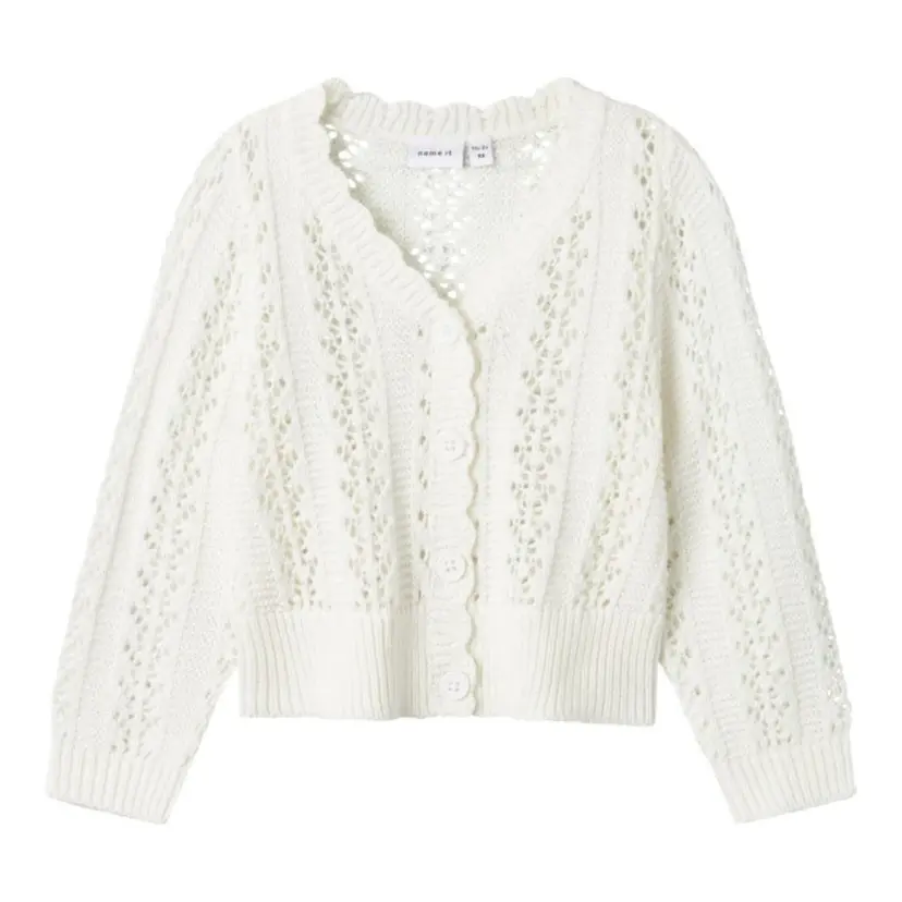 NAME IT Name It - Cardigan Tana Knit Bright White