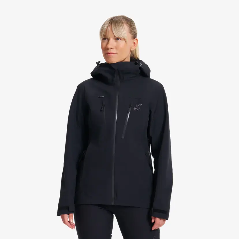 RevolutionRace Silence Proshell 3L Jacket Dame Black/Anthracite