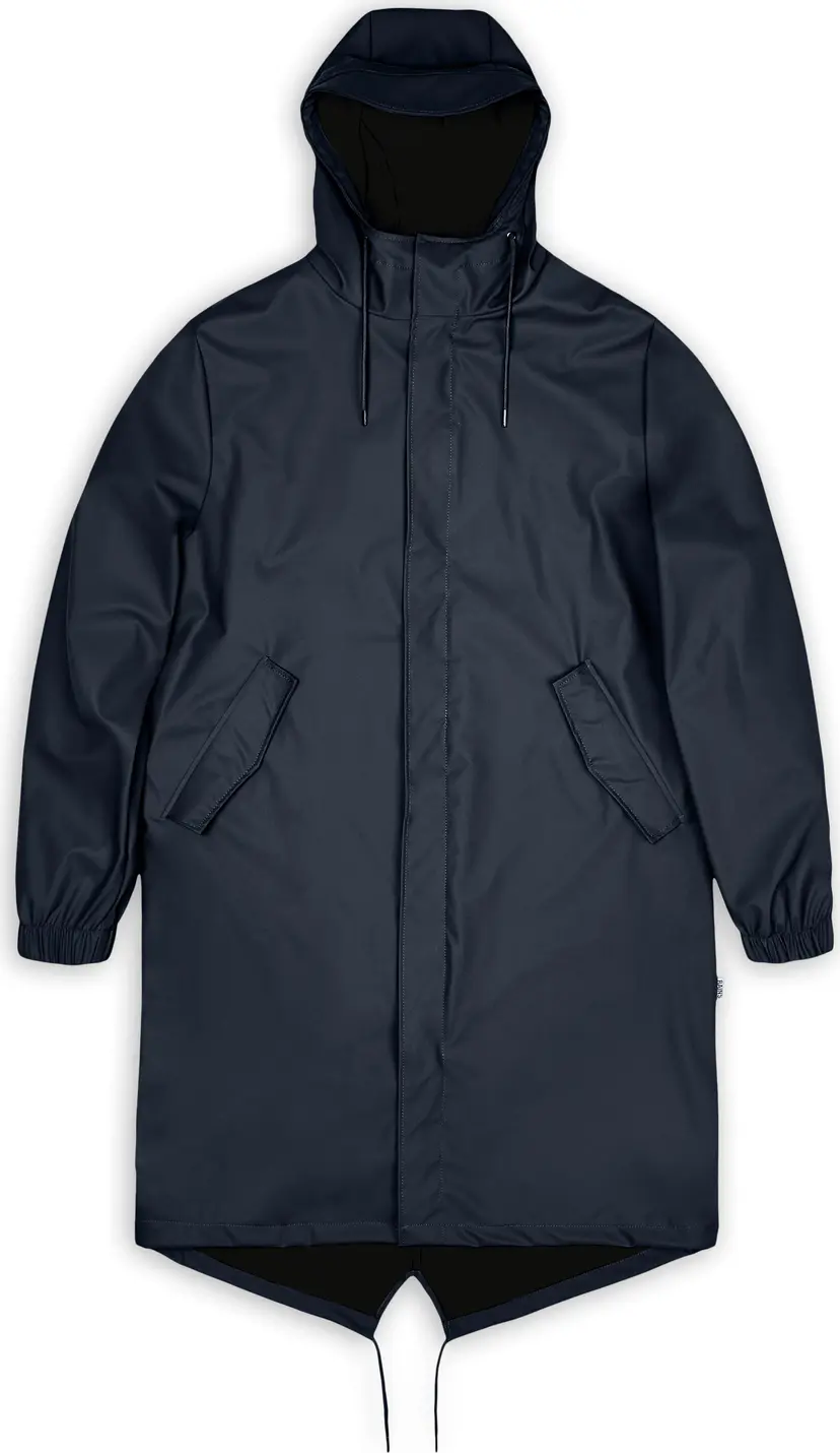 Rains Rains Unisex Fishtail Parka Navy