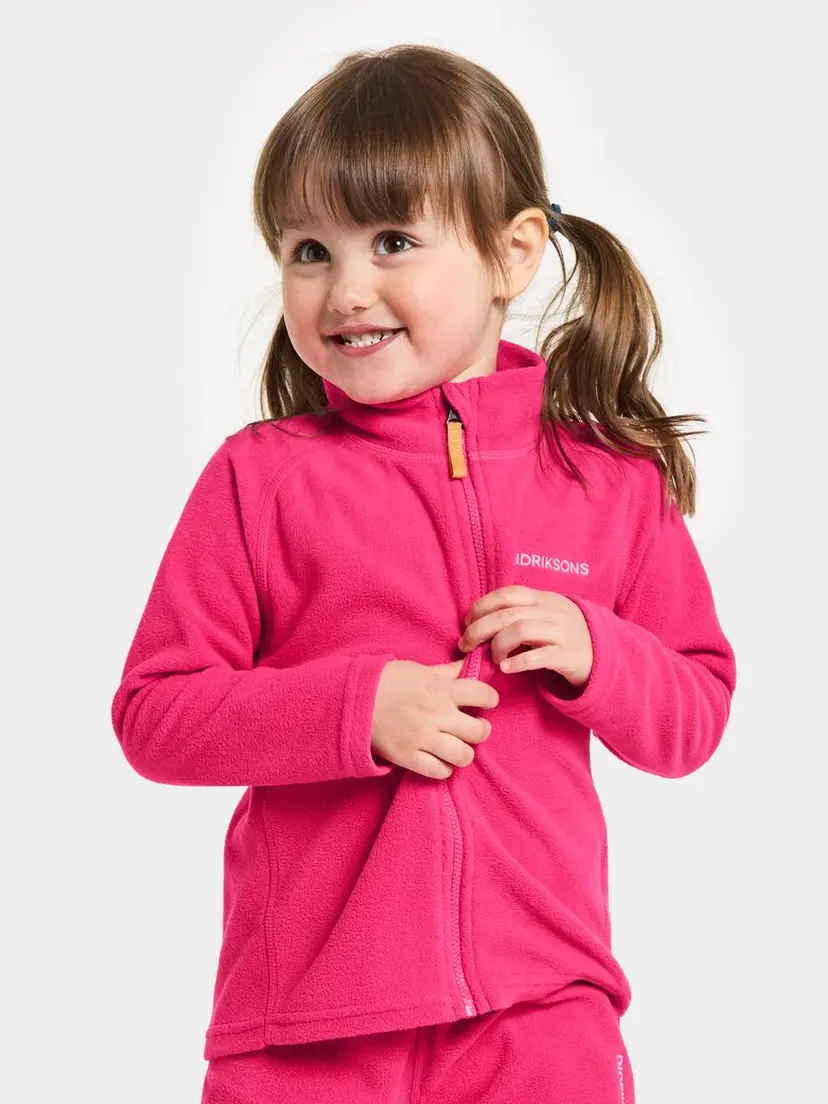 Didriksons Didriksons Fleece Genser Monte True Pink (90 / 1,5-2 år)