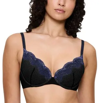 Triumph Triumph BH Comfort Glam Wired Push-Up Bra Svart B 70 Dame