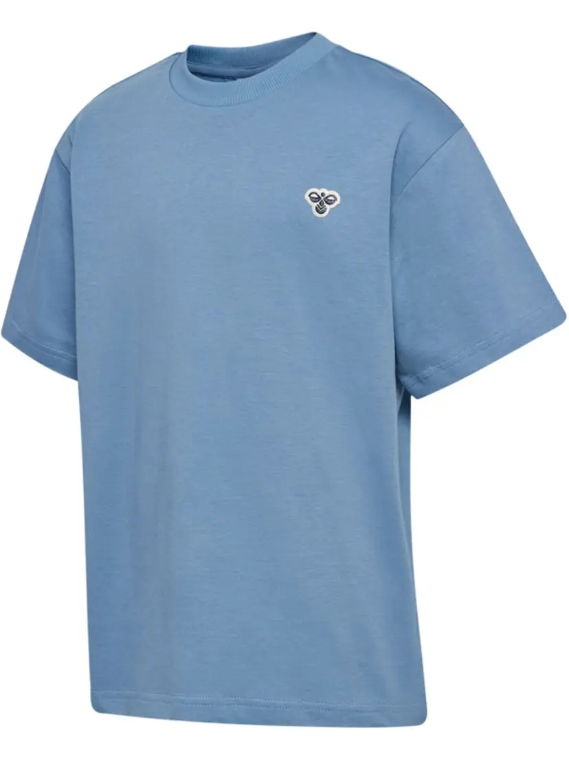 Hummel Hummel Loose T-skjorte Barn Denimblå (104 / 4 år)