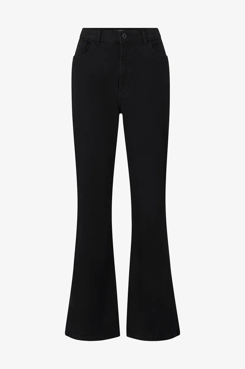 Ichi Jeans ihTwiggy Flaired High Waist - Svart