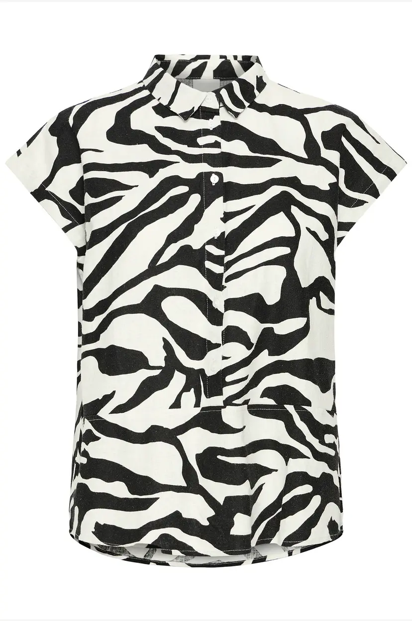 Ichi Linbluse ihLinno Sh3 - Hvit