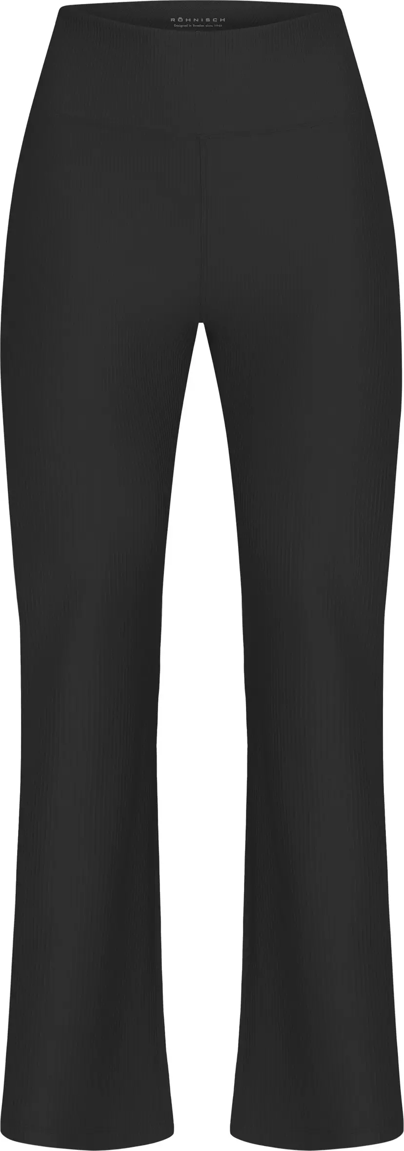 Röhnisch Röhnisch Women's Ribbed R Flare High waist Tight Black