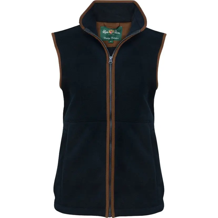 Alan Paine Alan Paine Aylsham Ladies Fleece Waistcoat Dark Navy