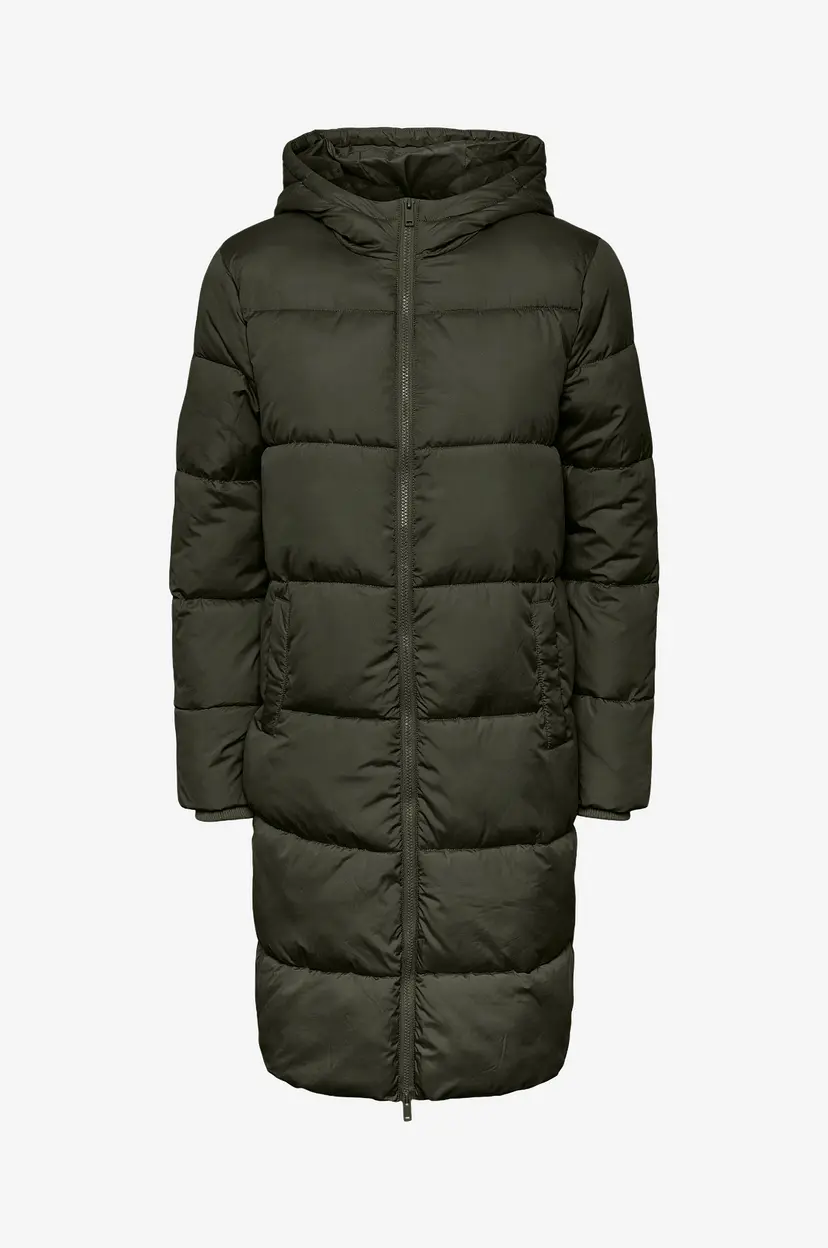 Pieces Jakke pcBee New Long Puffer Jacket BC - Grønn