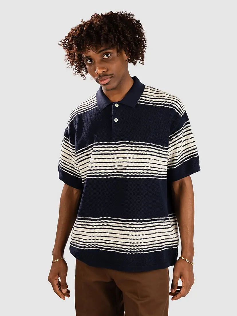 Anerkjendt Anerkjendt Akseb Stripe Polo blå