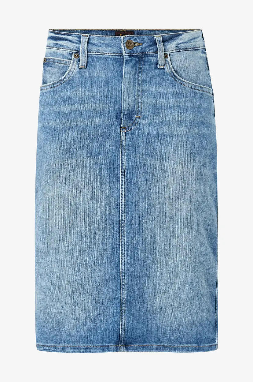 Lee Denim skjørt Midi - Blå