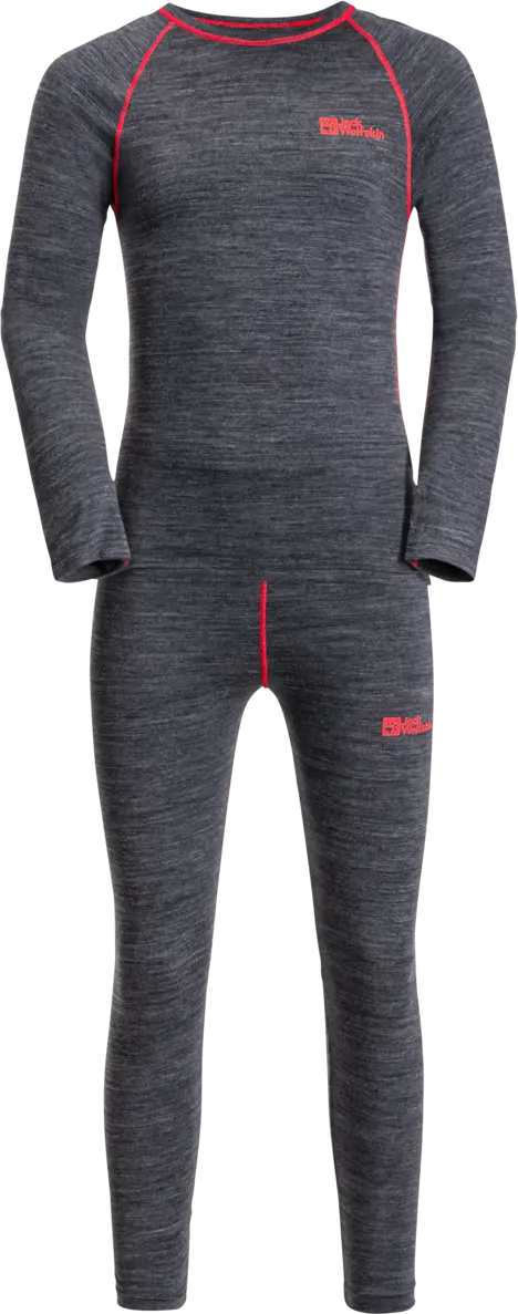 Jack Wolfskin Jack Wolfskin Kids' Merino Baselayer Set Night Blue