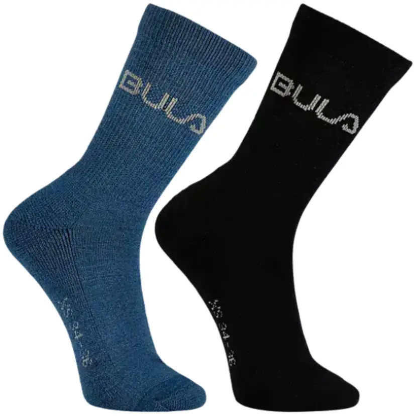 Bula Bula 2Pk Wool Socks Junior Denim