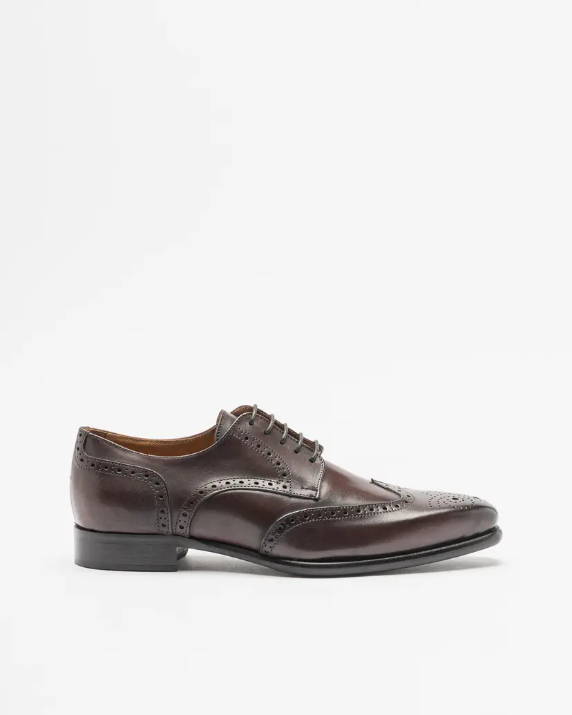 PROF PROF 7853 Burgundy Brogue shoes