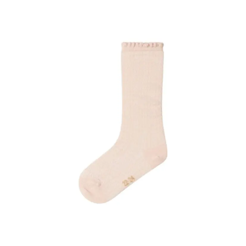 Lil`Atelier Lil' Atelier - Knestrømper Dalfi Peach Whip