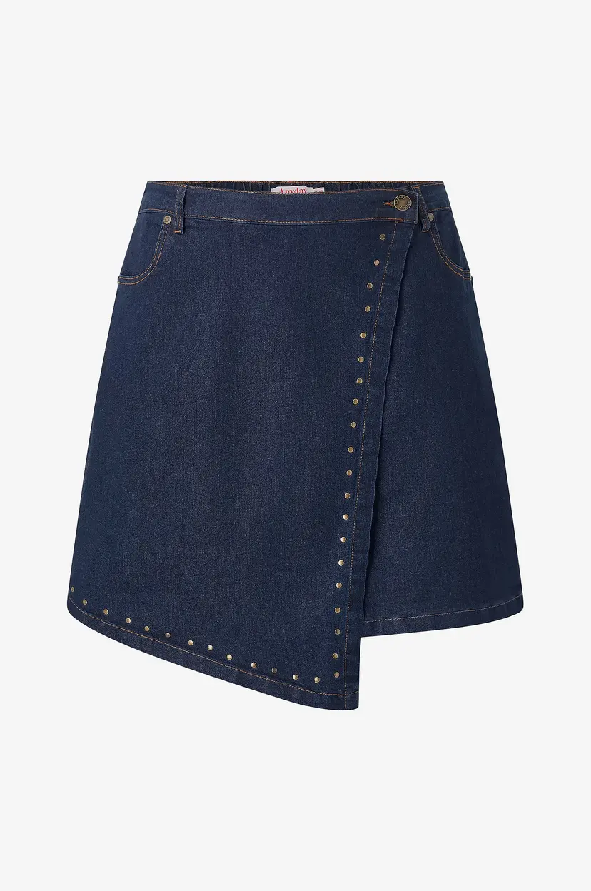 Anyday Denim skjørt Any-pome 412 - Blå