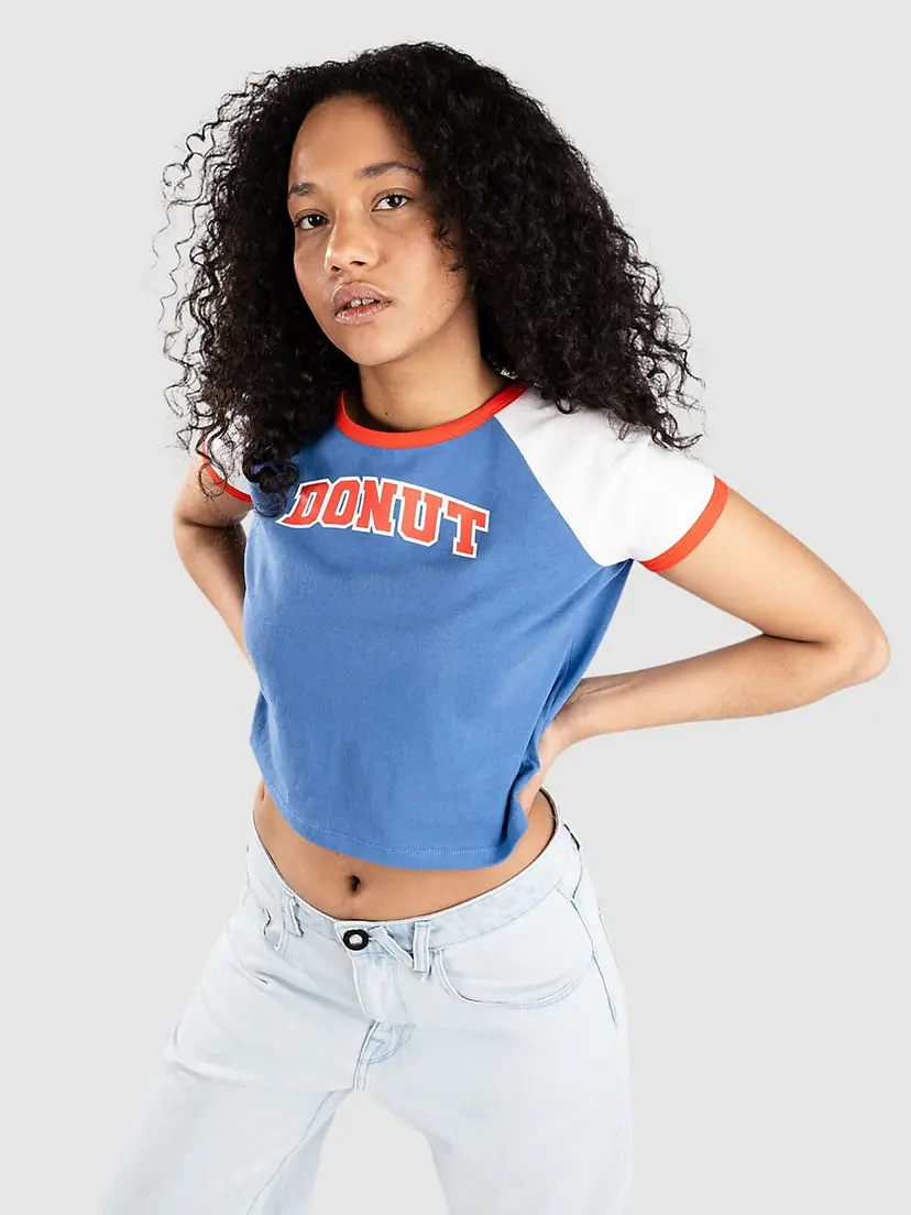 Donut Donut Raglan T-skjorte blå