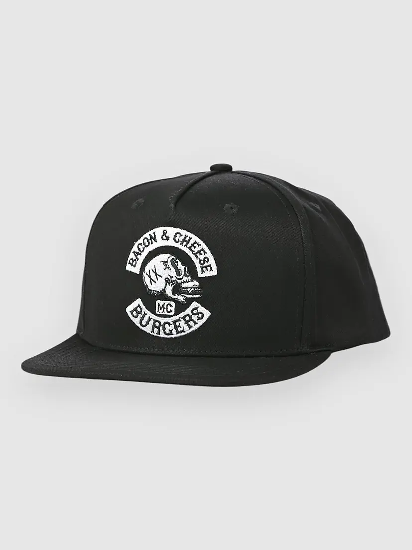The Dudes The Dudes Bacon Cheese Structured 5 Panel Caps svart