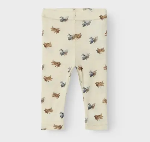 Lil`Atelier Ullleggings m. modal "Nalu" Turtledove Melange