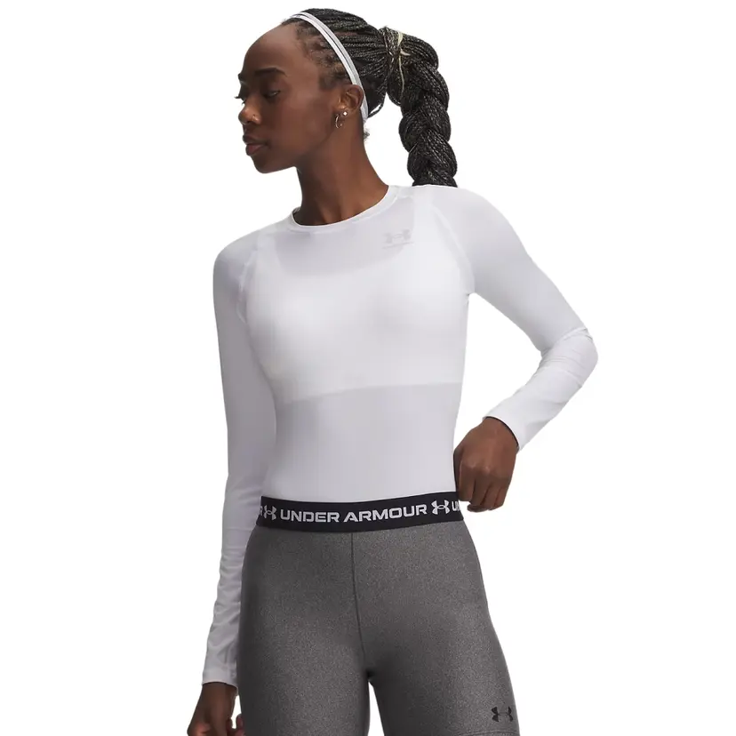 Under Armour Under Armour W's Heatgear Authentics Comp Long Sleeve White