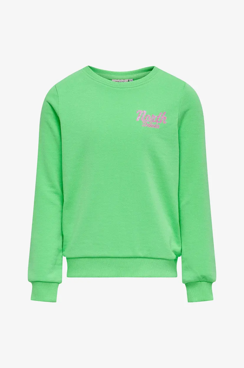 Kids Only Collegegenser kogSophie L/S O-neck UB Swt - Grønn