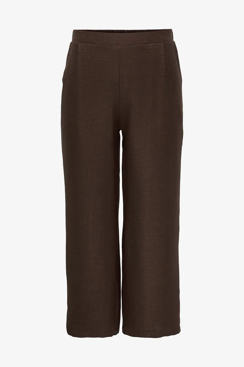 Only Carmakoma Bukser carBay Straight Pants Wvn BF - Brun