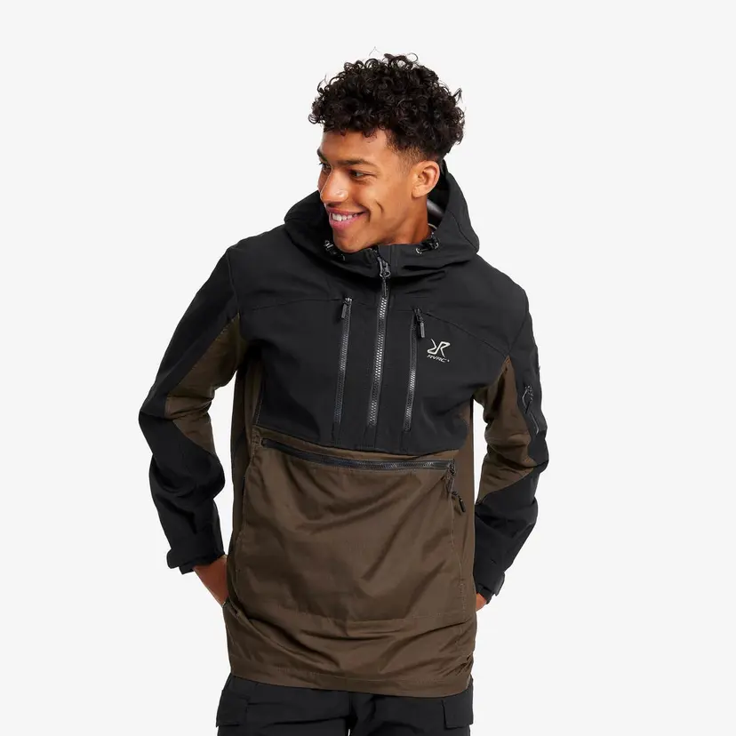 RevolutionRace Outdoor Anorak Herre Mud