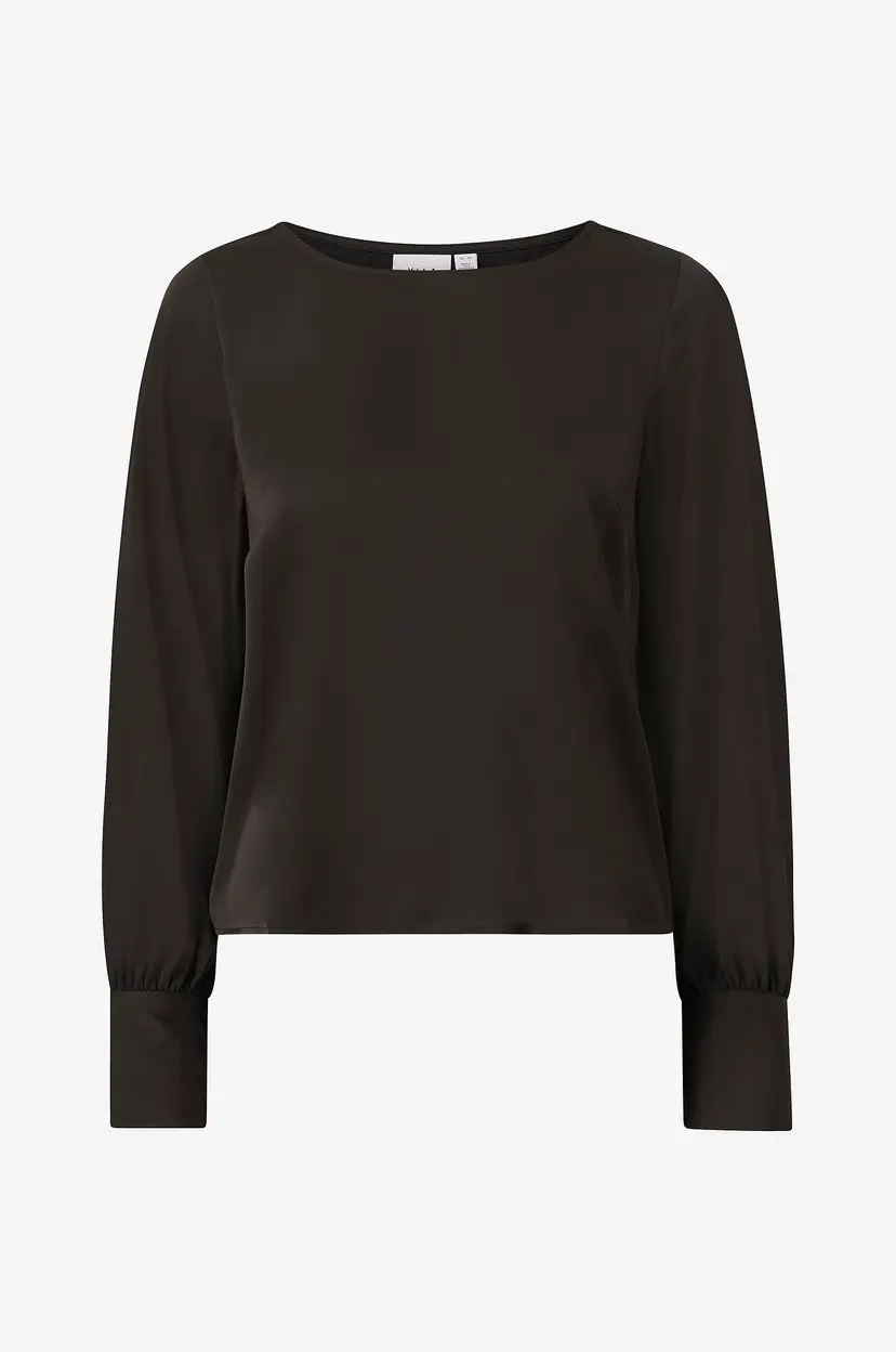 Vila Bluse viOjana L/S Top - Svart