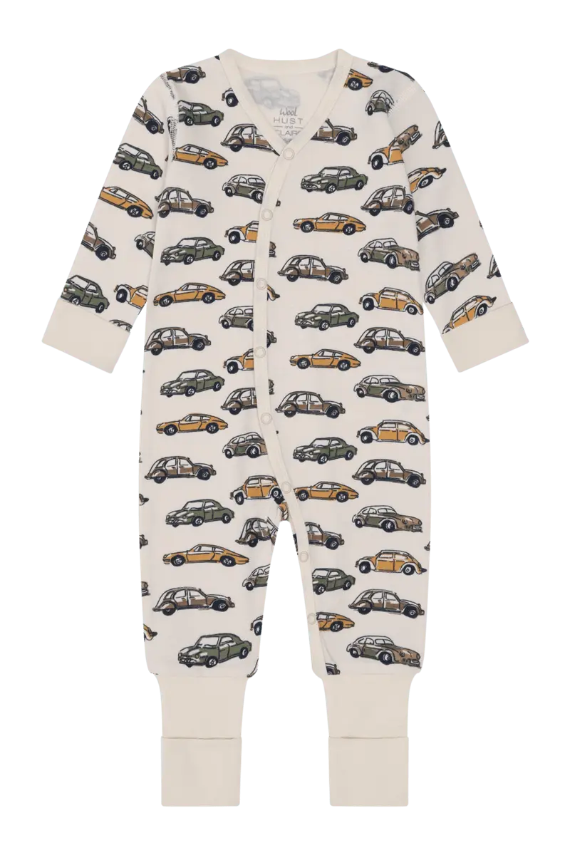 Hust and Claire Hust and Claire Mobi Cars Pysjamas Merino Ull French Oak (92 / 2 år)