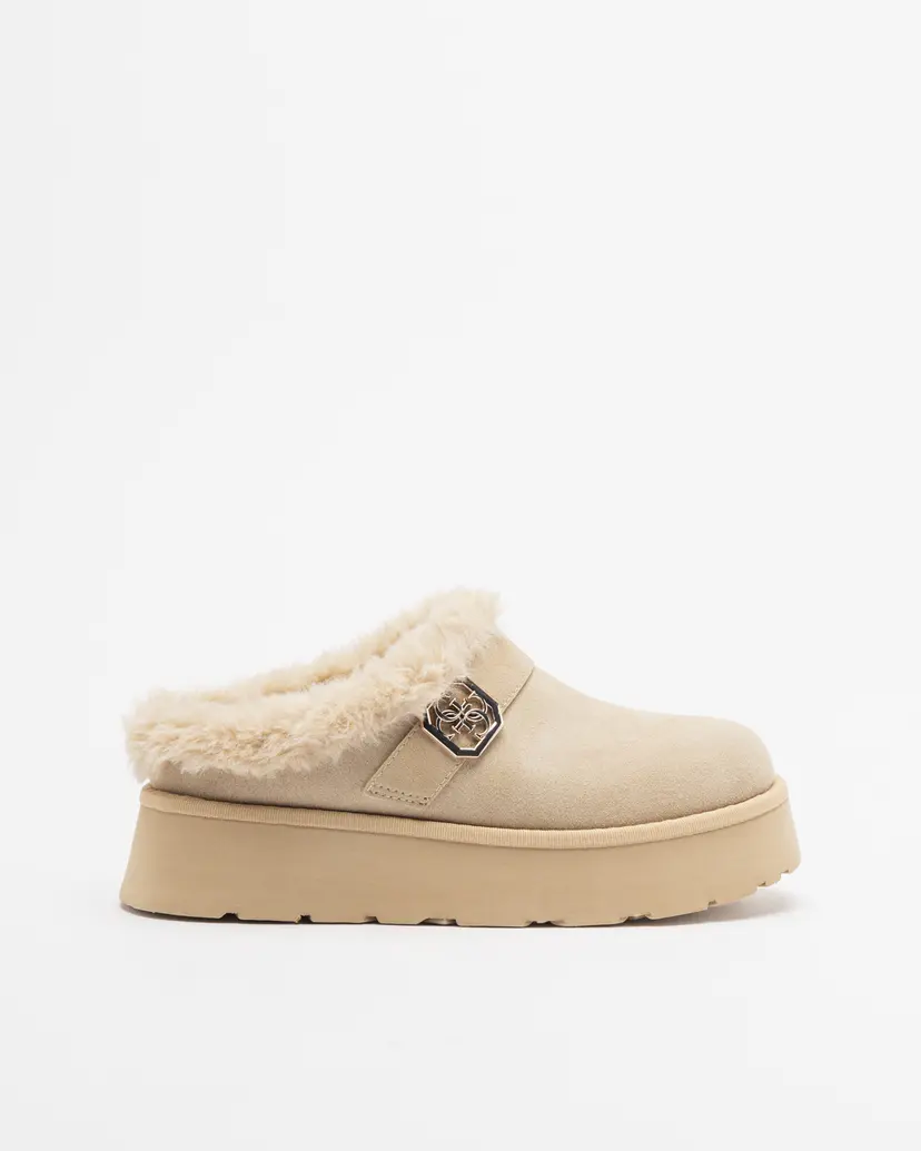 Guess Guess Dolmana2 Beige Slide sandals