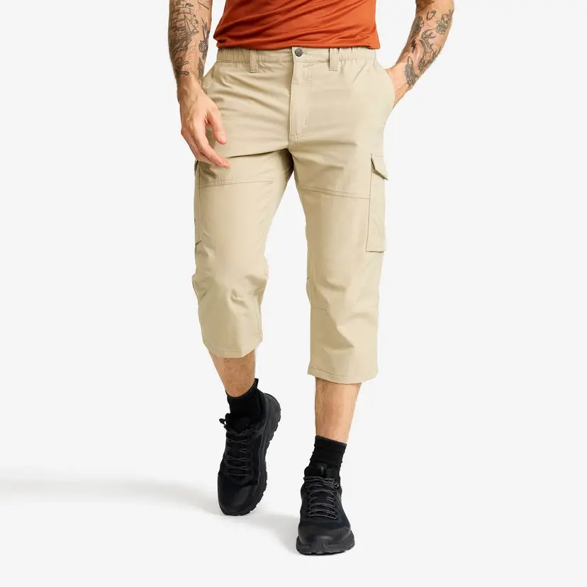 RevolutionRace Adventure 3/4 Cargo Stretch Pants Herre Aluminium