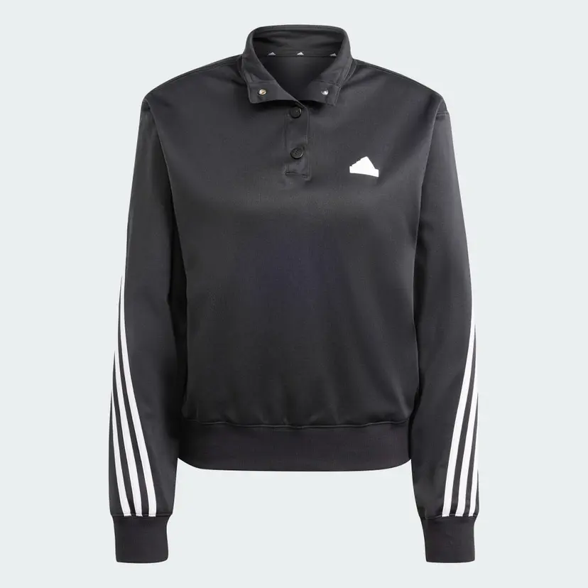 Adidas Iconic Wrapping 3-Stripes Snap Track Top