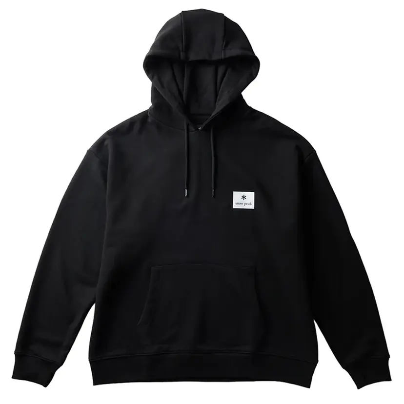 Snow Peak Snow Peak Nsd Square Logo Hoodie Black