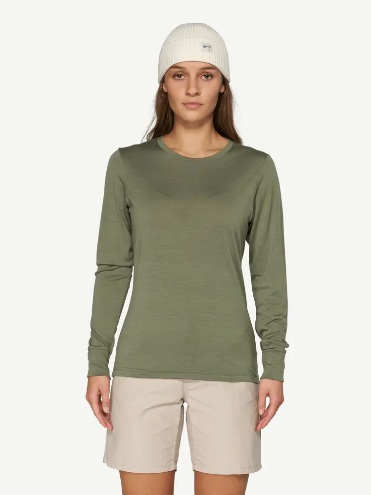 Devold Devold - Classic Long Sleeve Dame - Large - Grønn