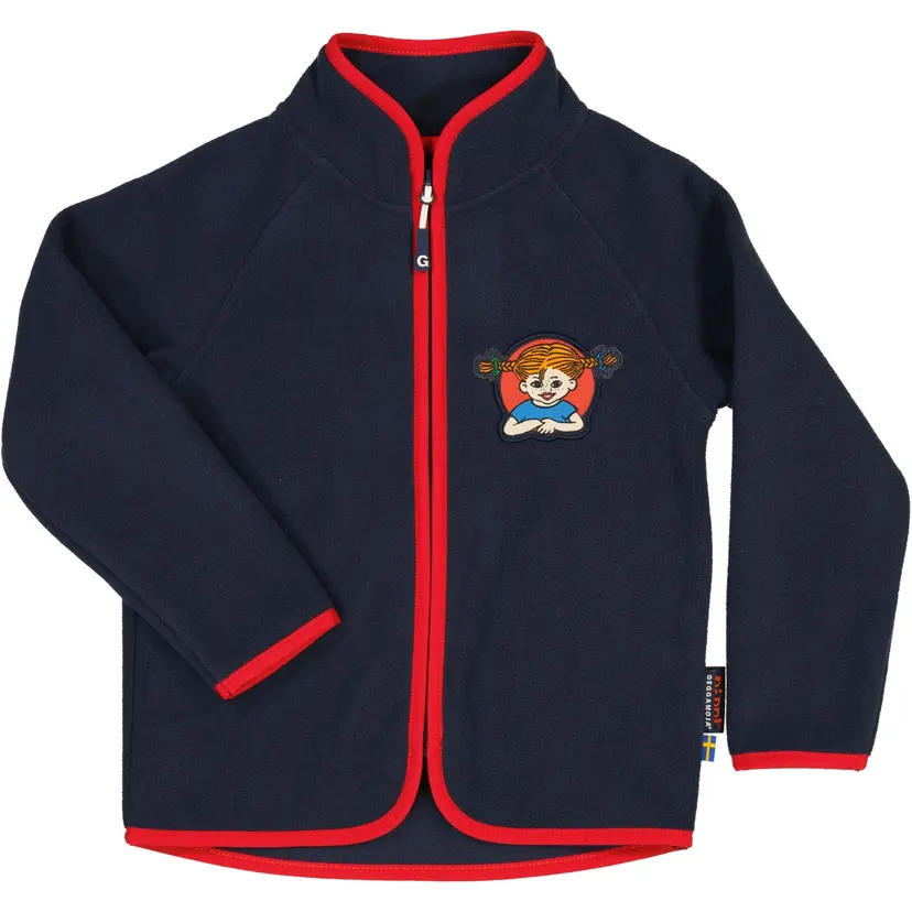 Geggamoja Fleecejacka Pippi Långstrump Navy - 134/140