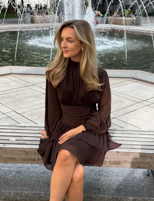 Kayani Milla Mini Ruffle Dress - Hazel