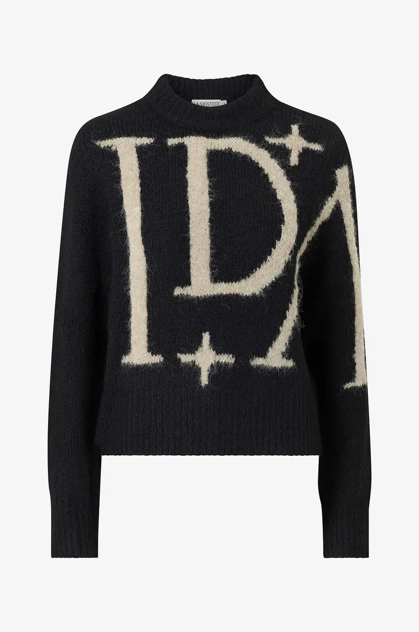 Ida Sjöstedt Pullover 254 30 01 Logo - Svart
