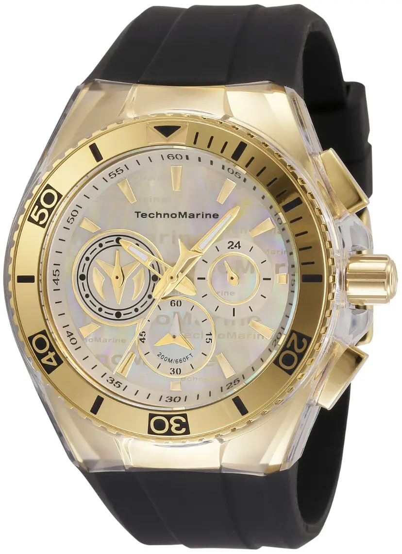 Technomarine Technomarine Herreklokke TM-120026 Cruise California Hvit/Gummi