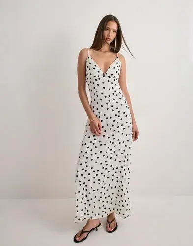 Vero Moda Vero Moda - Hvit - Vmelisa Long Singlet Scarf Dress Wv