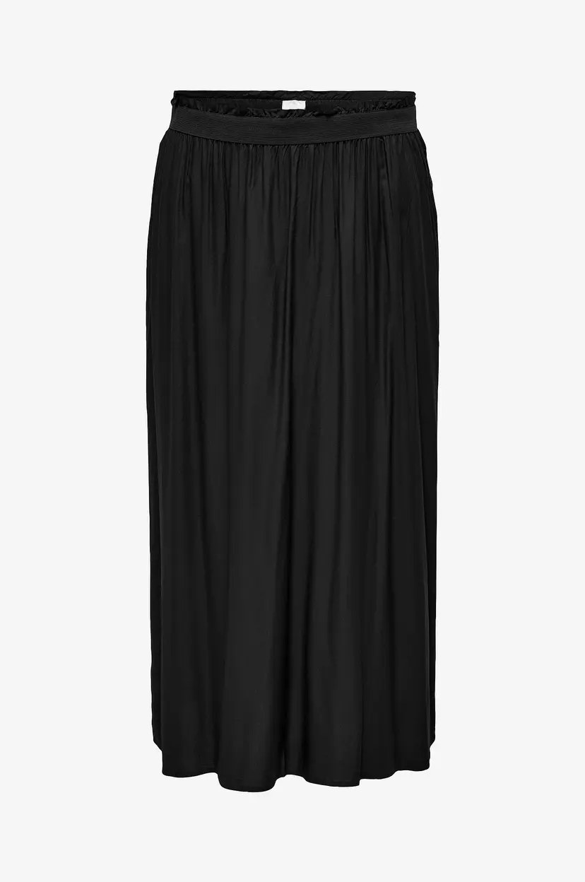 Only Carmakoma Maxi skjørt carVenedig Life Long Skirt - Svart