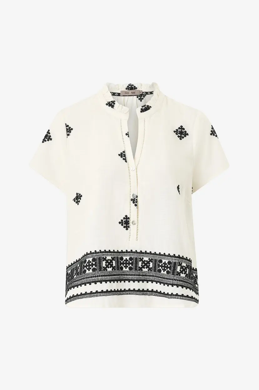 Costamani Bluse Ice - Hvit