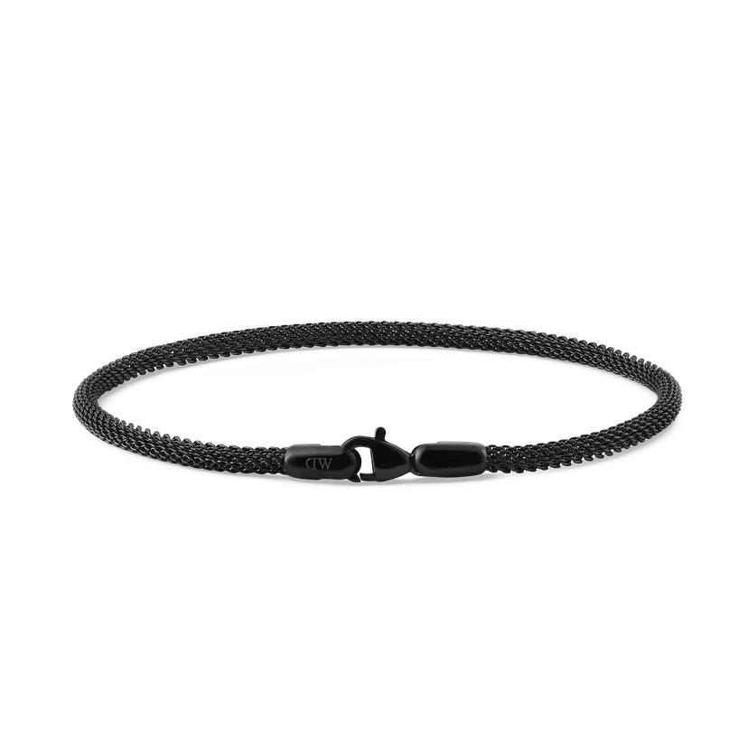 Daniel Wellington Black Bracelet Tide Mesh Ashfield 2.8 | DW