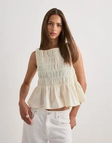 Vero Moda Vero Moda - Beige - Awroberta Sl Square Neck Top